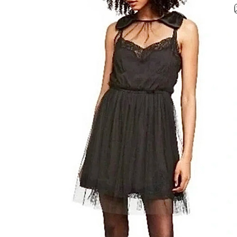 Target x Rodarte Black Tulle Mini Dress